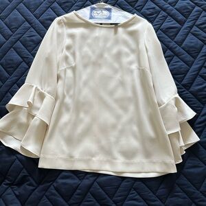 Elegant J Crew Cream Blouse